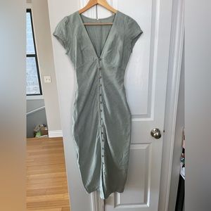 Free People New In Town Midi Mystic Sage S NWT
